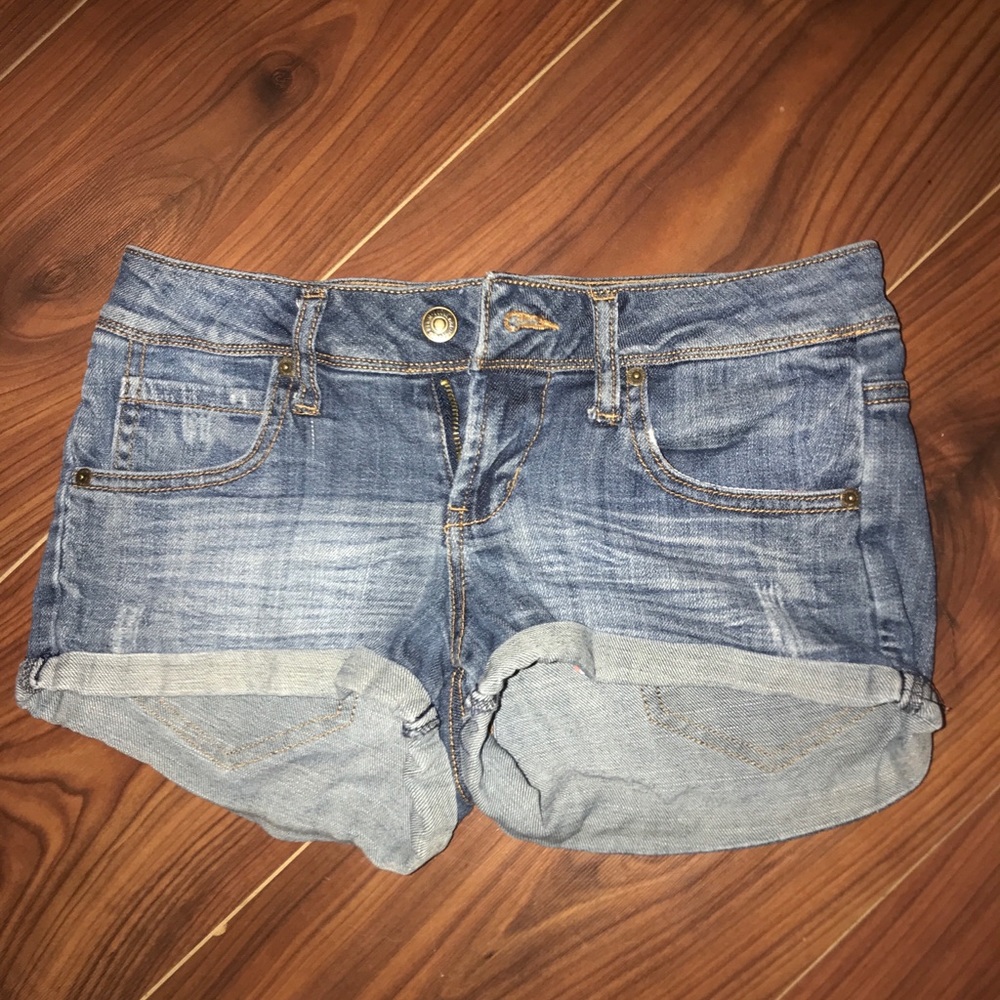 Denim shorts
